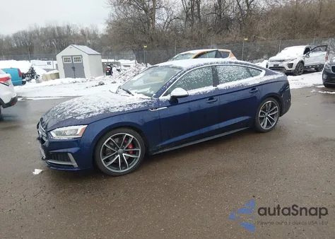 2019 Audi S5 3.0T Premium z USA, uszkodzony, nr VIN WAUB4CF58KA096052